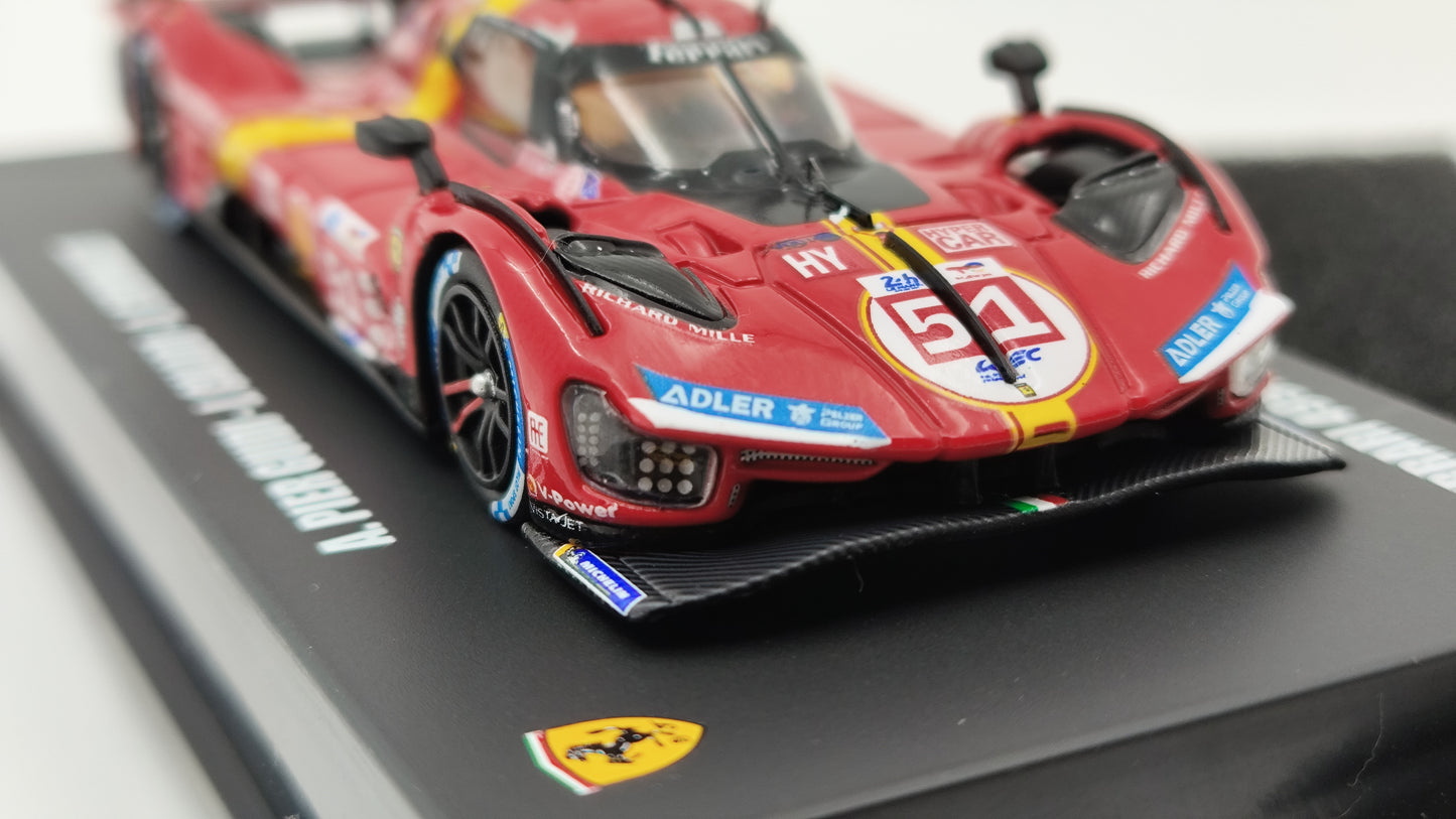 Looksmart Ferrari 499P Giovinazzi, Calado, Pierguidi Le Mans 2023 Winners 1/64 LS64001LM