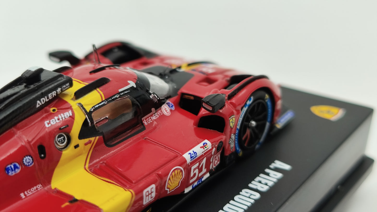 Looksmart Ferrari 499P Giovinazzi, Calado, Pierguidi Le Mans 2023 Winners 1/64 LS64001LM