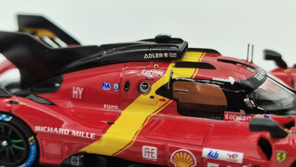 Looksmart Ferrari 499P Giovinazzi, Calado, Pierguidi Le Mans 2023 Winners 1/64 LS64001LM