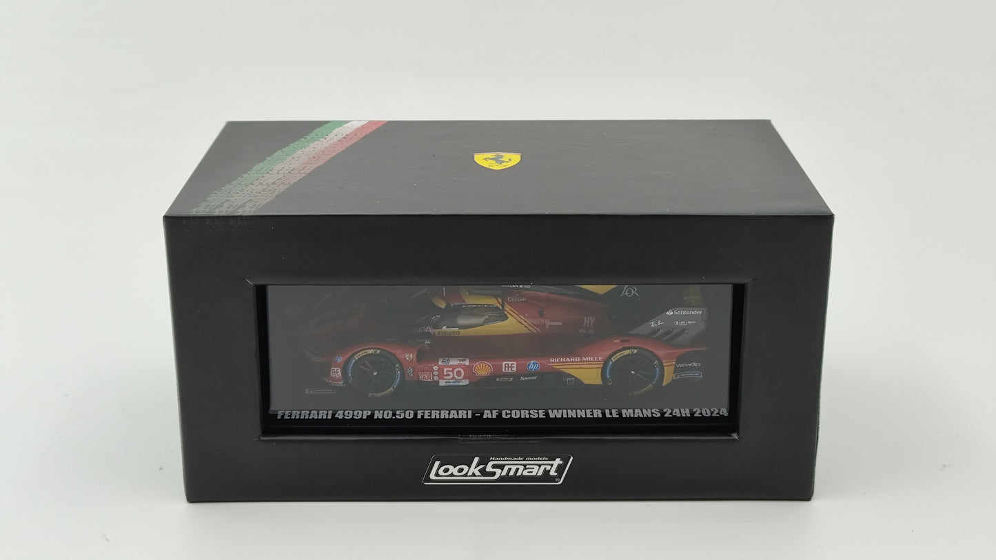 Looksmart Ferrari 499P Fuoco/Molina/Nielsen Le Mans 2024 Winners 1/64 LS64002LM