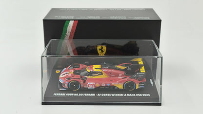 Looksmart Ferrari 499P Fuoco/Molina/Nielsen Le Mans 2024 Winners 1/64 LS64002LM