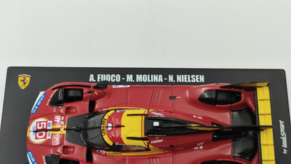 Looksmart Ferrari 499P Fuoco/Molina/Nielsen Le Mans 2024 Winners 1/64 LS64002LM