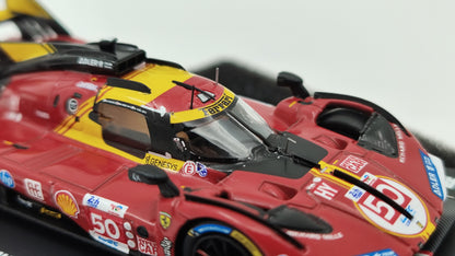 Looksmart Ferrari 499P Fuoco/Molina/Nielsen Le Mans 2024 Winners 1/64 LS64002LM