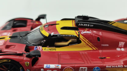 Looksmart Ferrari 499P Fuoco/Molina/Nielsen Le Mans 2024 Winners 1/64 LS64002LM