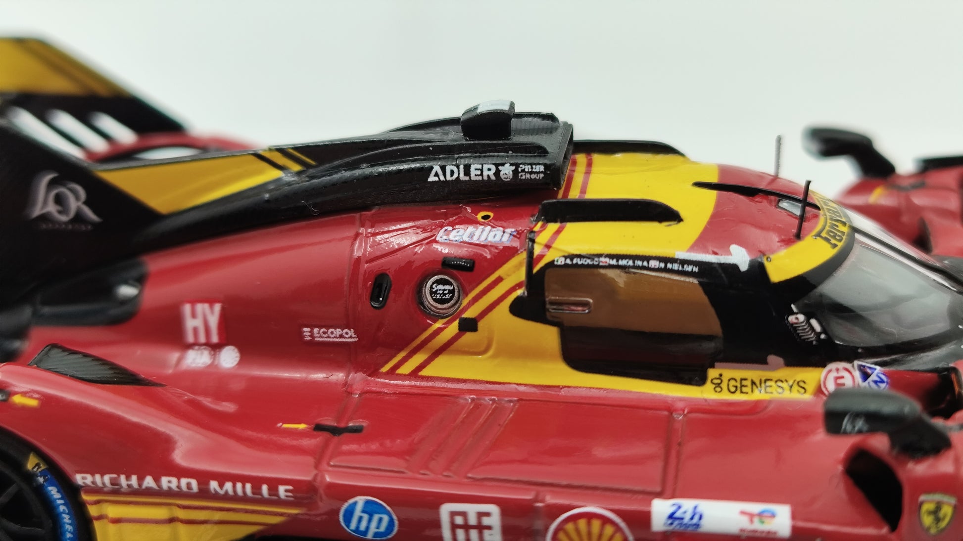 1/18 BBR 2025 Ferrari 499P #50 24H Le Mans Fuoco Nielsen Molina Car Model 1/18 BBR 2025 Ferrari 499P #50 24H Le Mans Fuoco Nielsen Molina Car Model