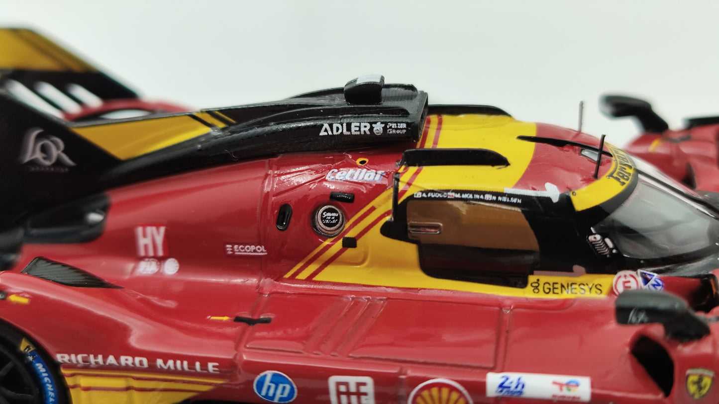 Looksmart Ferrari 499P Fuoco/Molina/Nielsen Le Mans 2024 Winners 1/64 LS64002LM