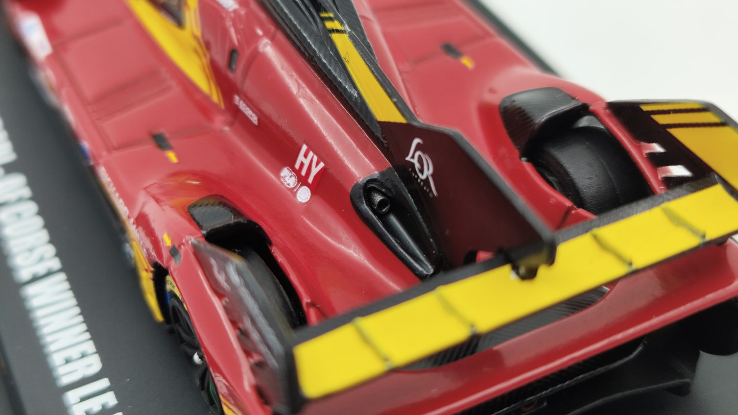 Looksmart Ferrari 499P Fuoco/Molina/Nielsen Le Mans 2024 Winners 1/64 LS64002LM