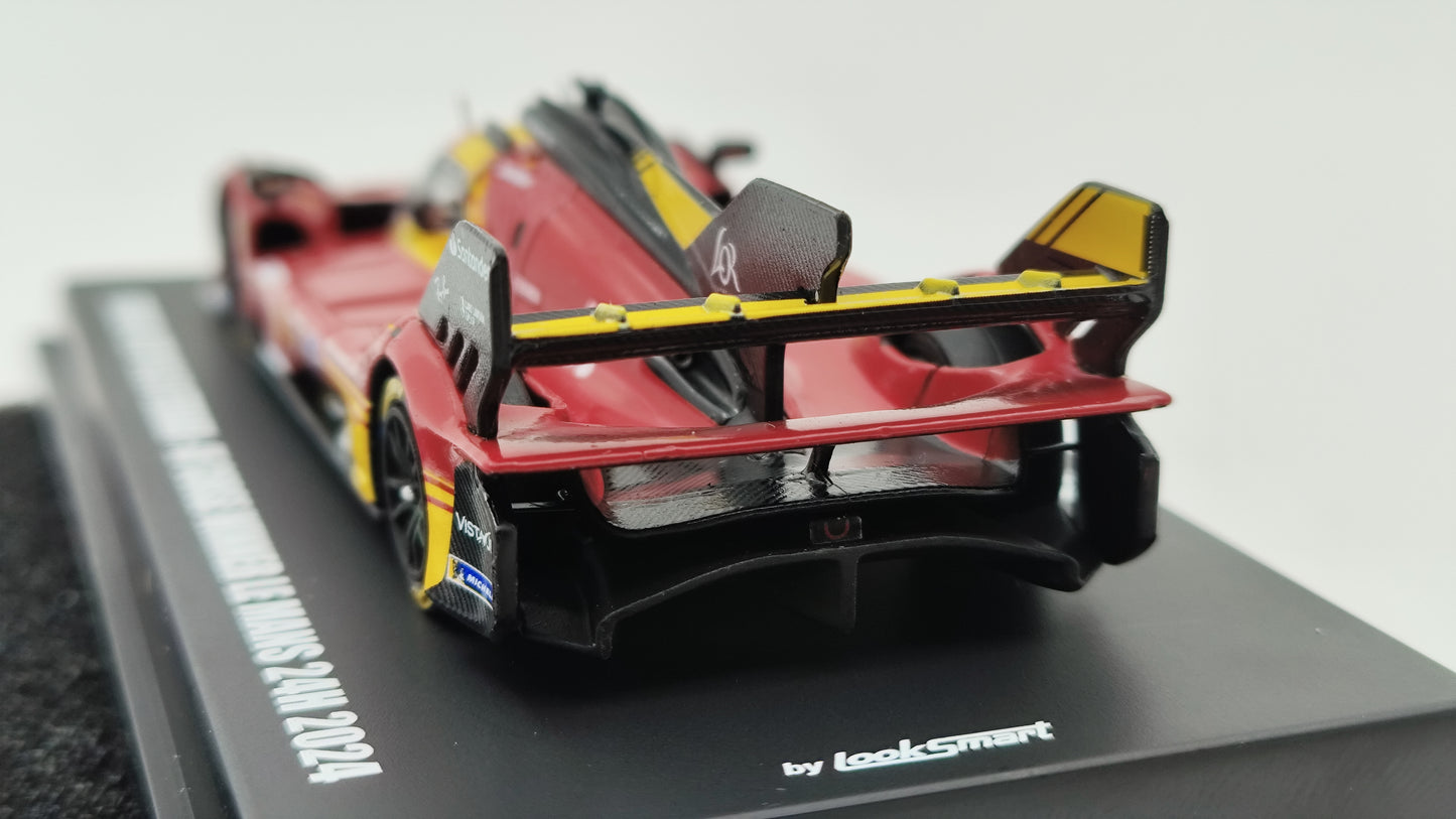 Looksmart Ferrari 499P Fuoco/Molina/Nielsen Le Mans 2024 Winners 1/64 LS64002LM