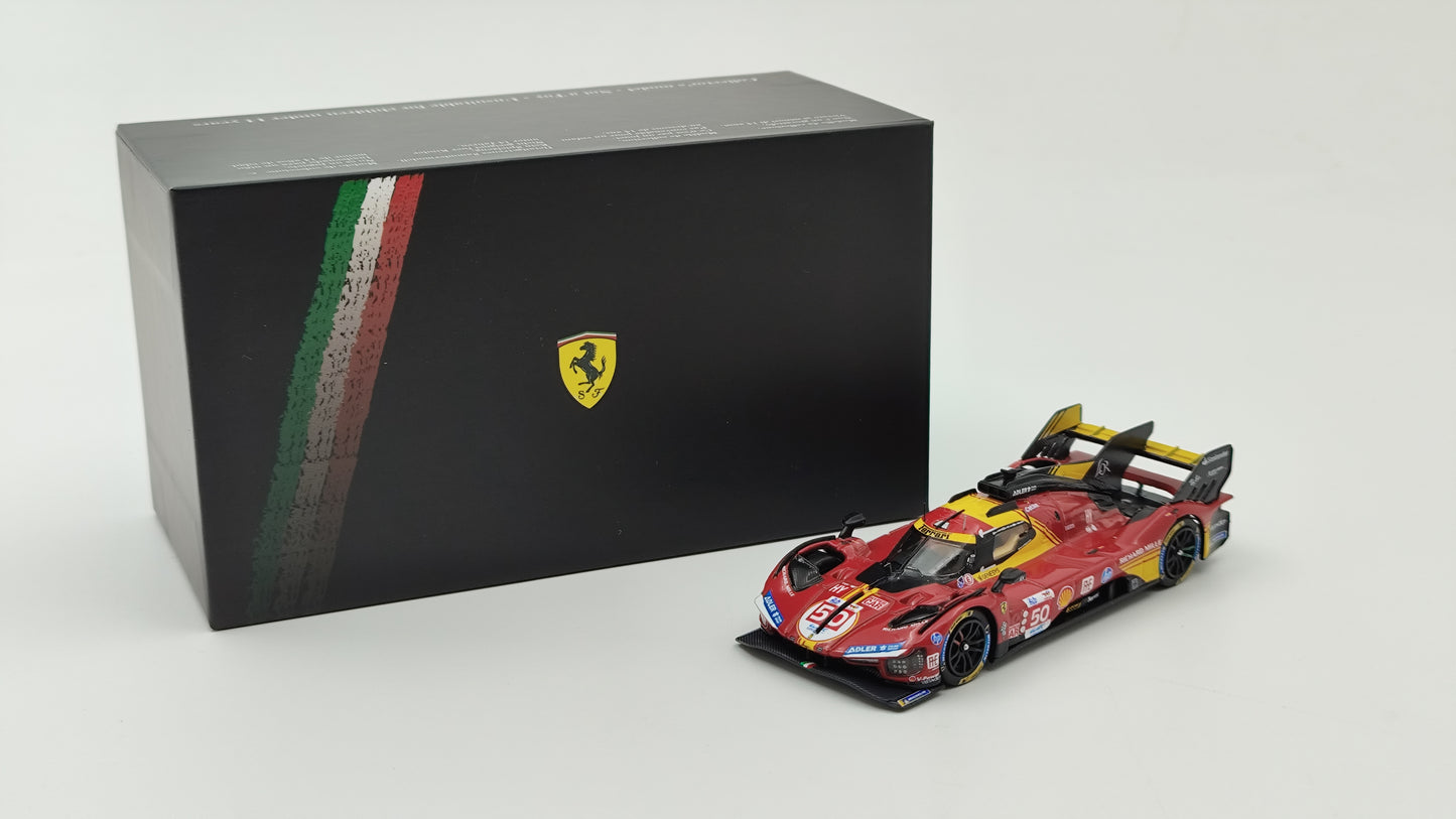 Looksmart Ferrari 499P Fuoco/Molina/Nielsen Le Mans 2024 Winners 1/64 LS64002LM