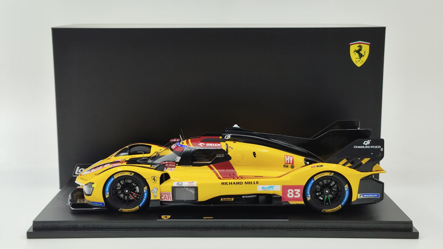 Looksmart Ferrari 499P Kubica/Ye/Hanson Le Mans 2025 Winners 1/64 LS18LM053