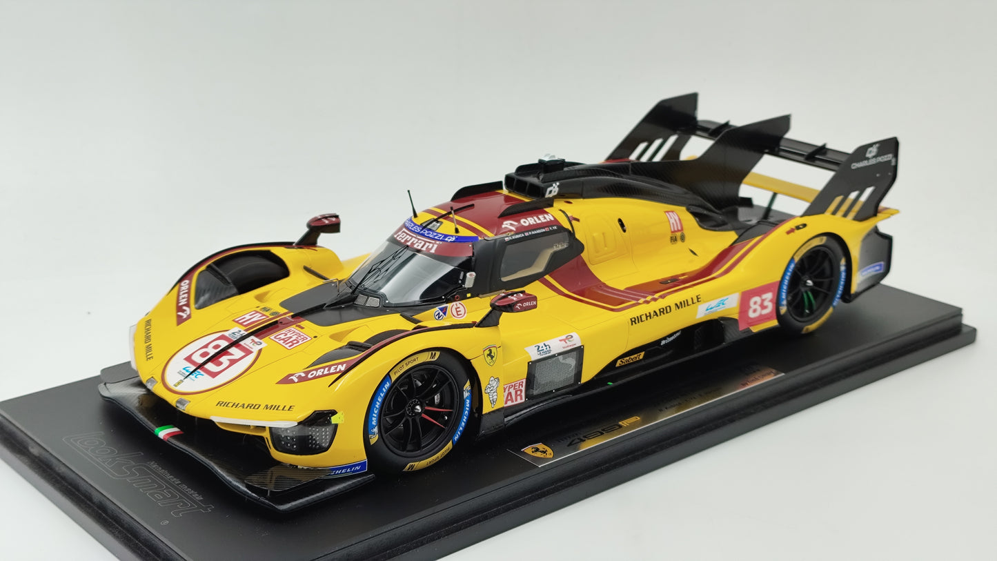 Looksmart Ferrari 499P Kubica/Ye/Hanson Le Mans 2025 Winners 1/64 LS18LM053