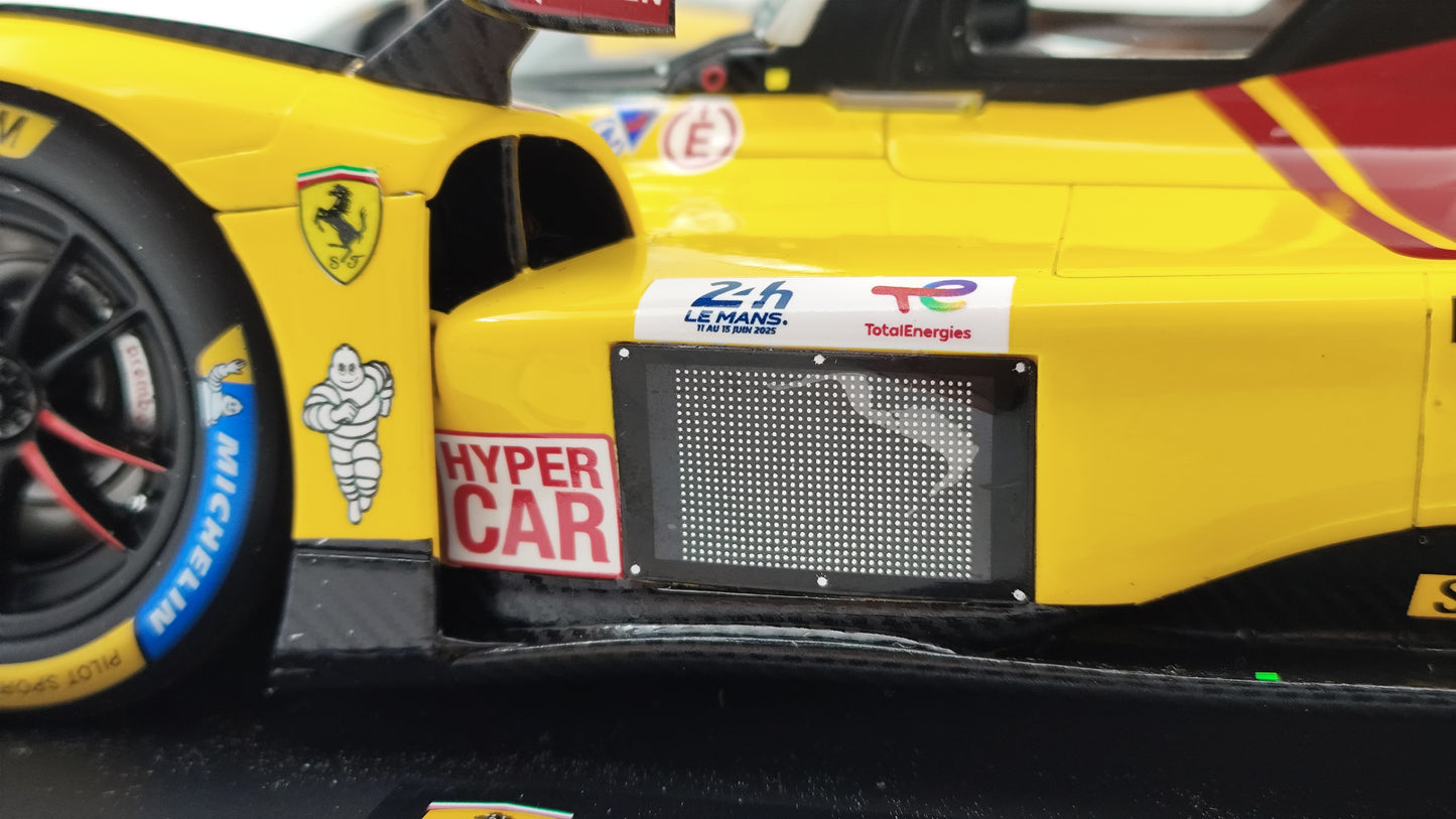 Looksmart Ferrari 499P Kubica/Ye/Hanson Le Mans 2025 Winners 1/64 LS18LM053