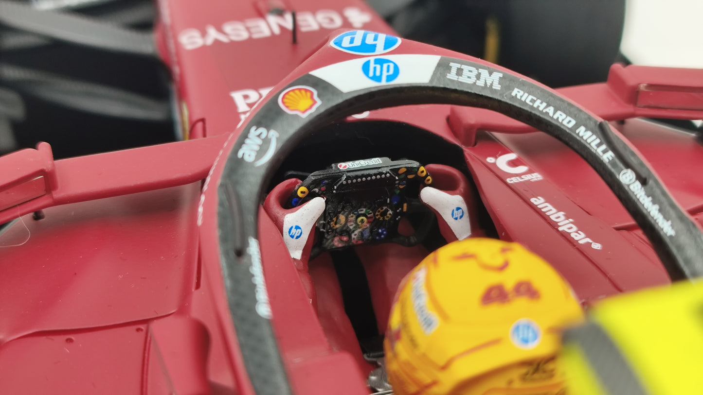 Looksmart Ferrari SF-25 Lewis Hamilton Chinese GP Sprint Race Winner 2025 1/18 LS18F1065
