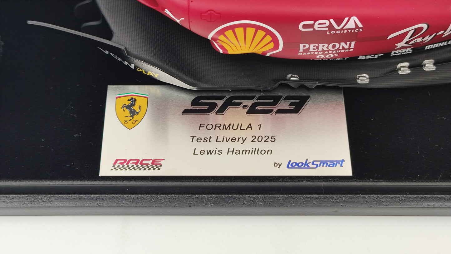 Looksmart Ferrari SF-23 Lewis Hamilton Fiorano First Test 2025 1/18 LS18F1073