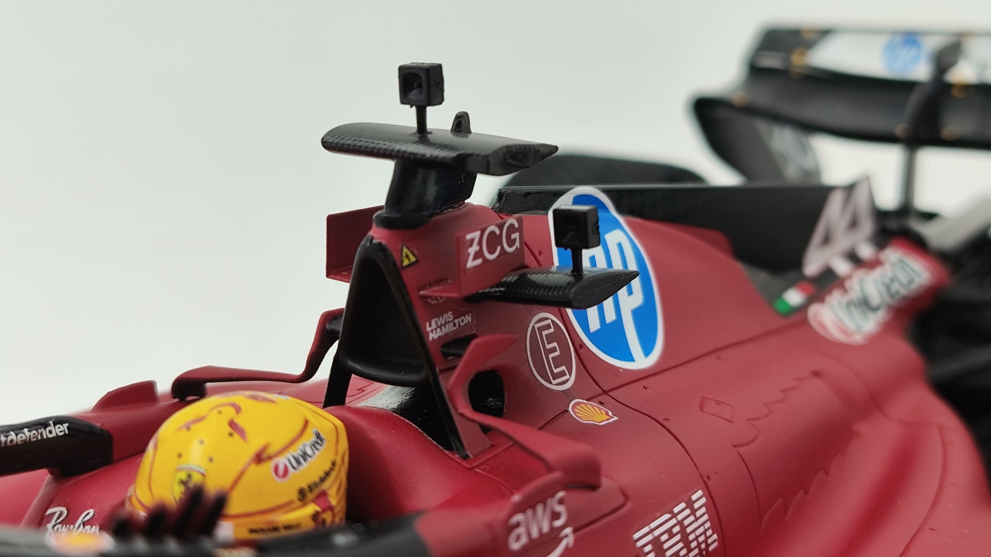 Looksmart Ferrari SF-23 Lewis Hamilton Fiorano First Test 2025 1/18 LS18F1073