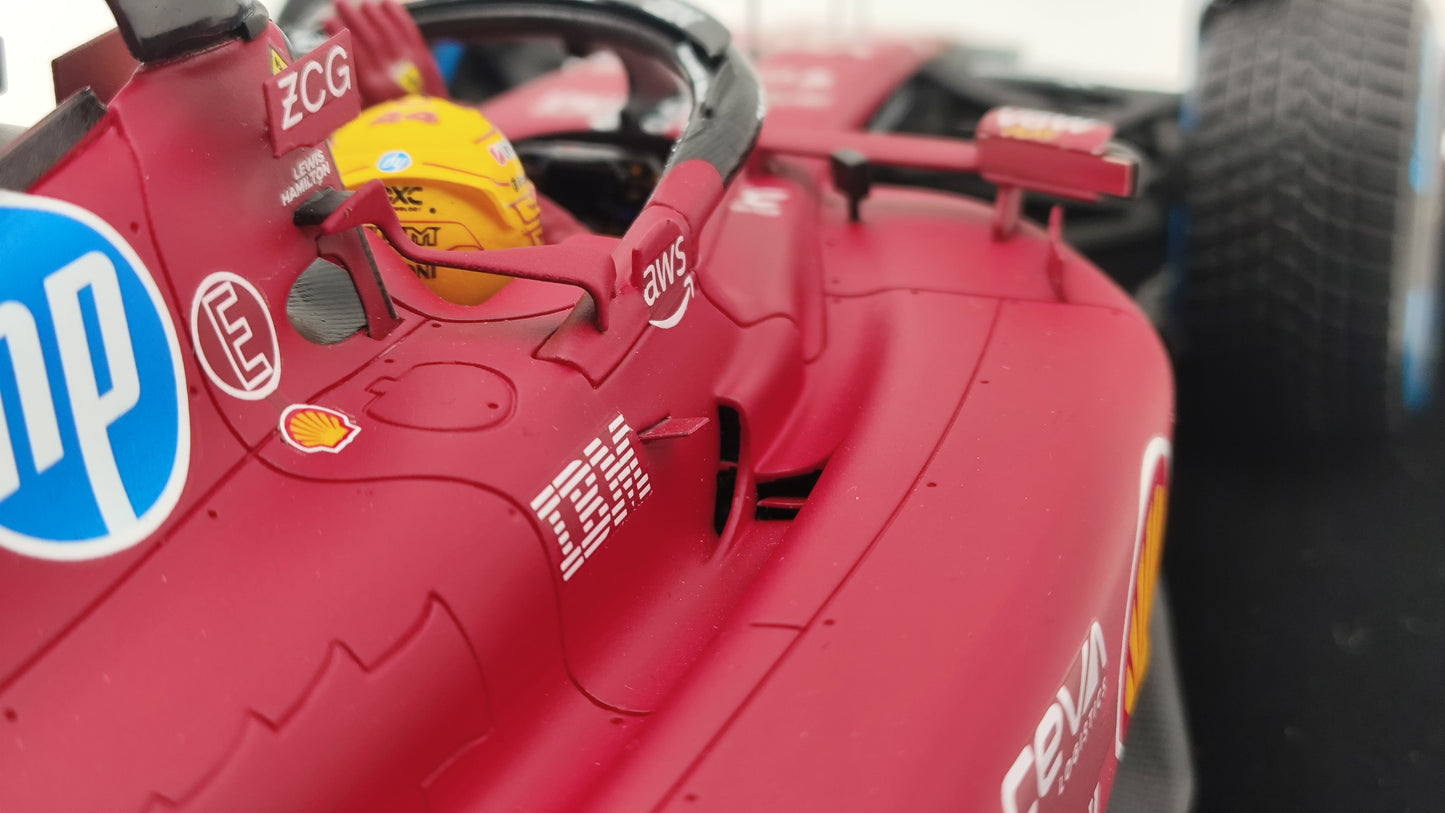 Looksmart Ferrari SF-23 Lewis Hamilton Fiorano First Test 2025 1/18 LS18F1073