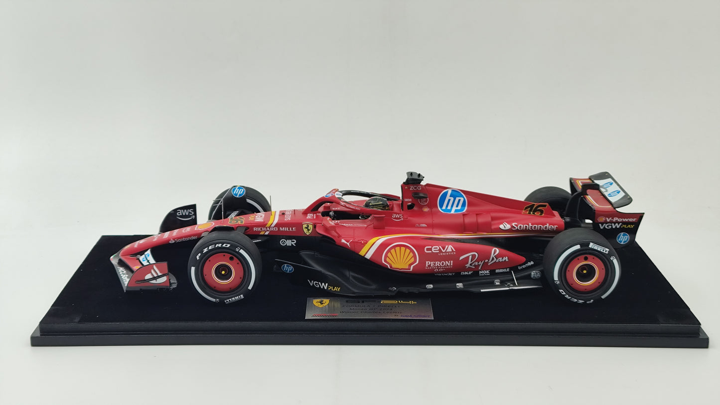 Looksmart Ferrari SF-24 Charles Leclerc Italian GP Winner 2024 1/18 LS18F1065