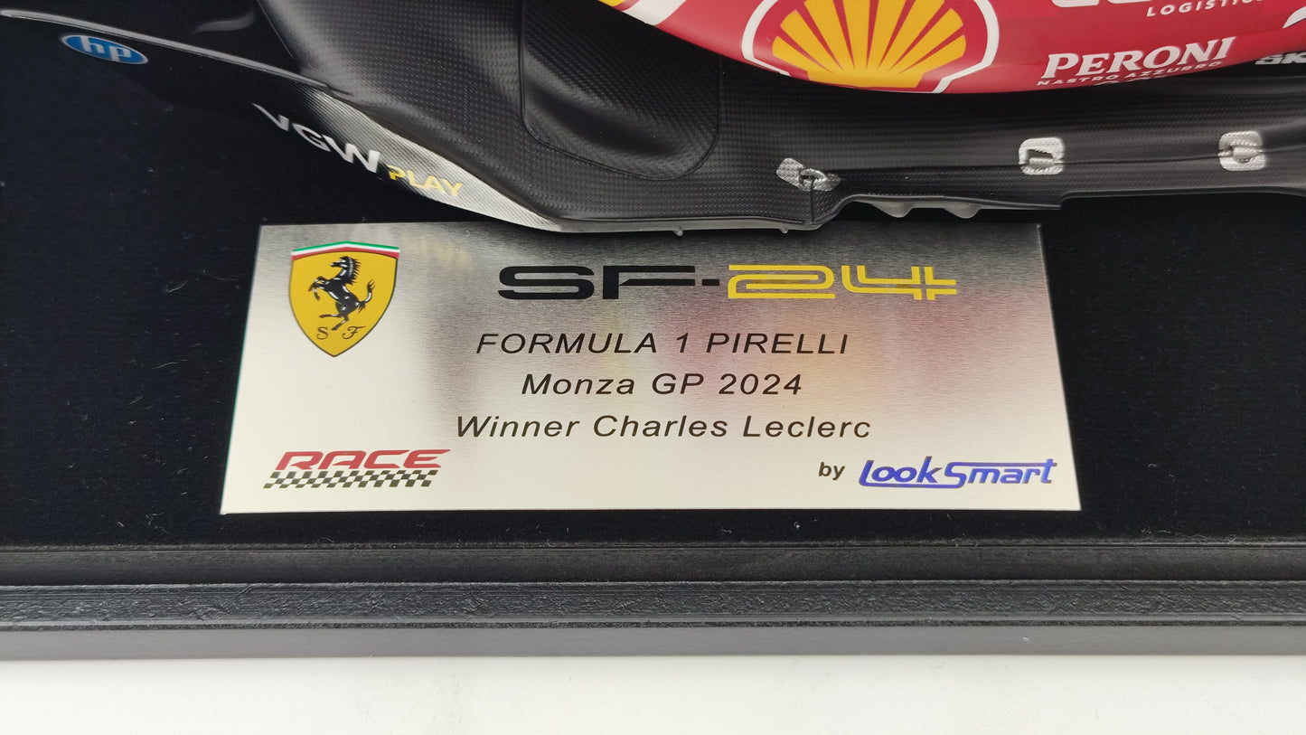 Looksmart Ferrari SF-24 Charles Leclerc Italian GP Winner 2024 1/18 LS18F1065