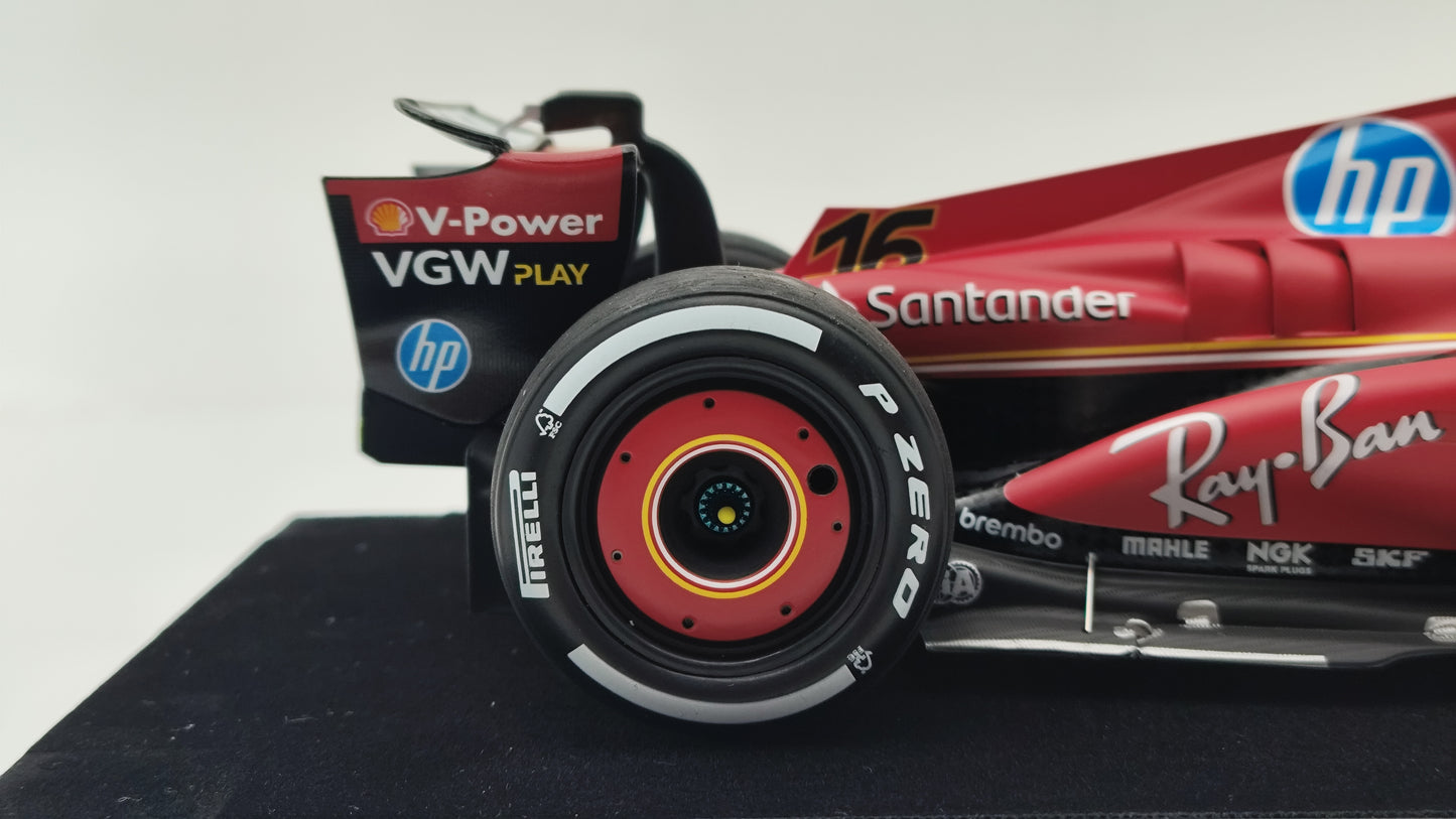 Looksmart Ferrari SF-24 Charles Leclerc Italian GP Winner 2024 1/18 LS18F1065
