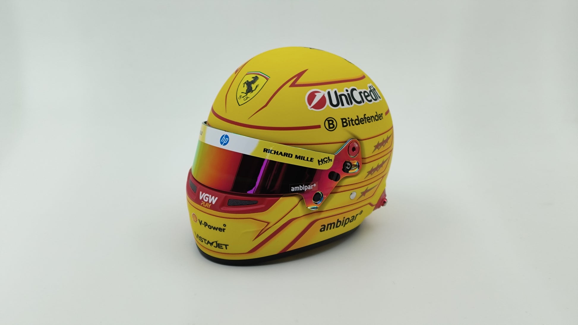 bell ferrari helmet Bell Mini Helmet Lewis Hamilton Ferrari F1 2025 1/2 4100414 – racepassionstore