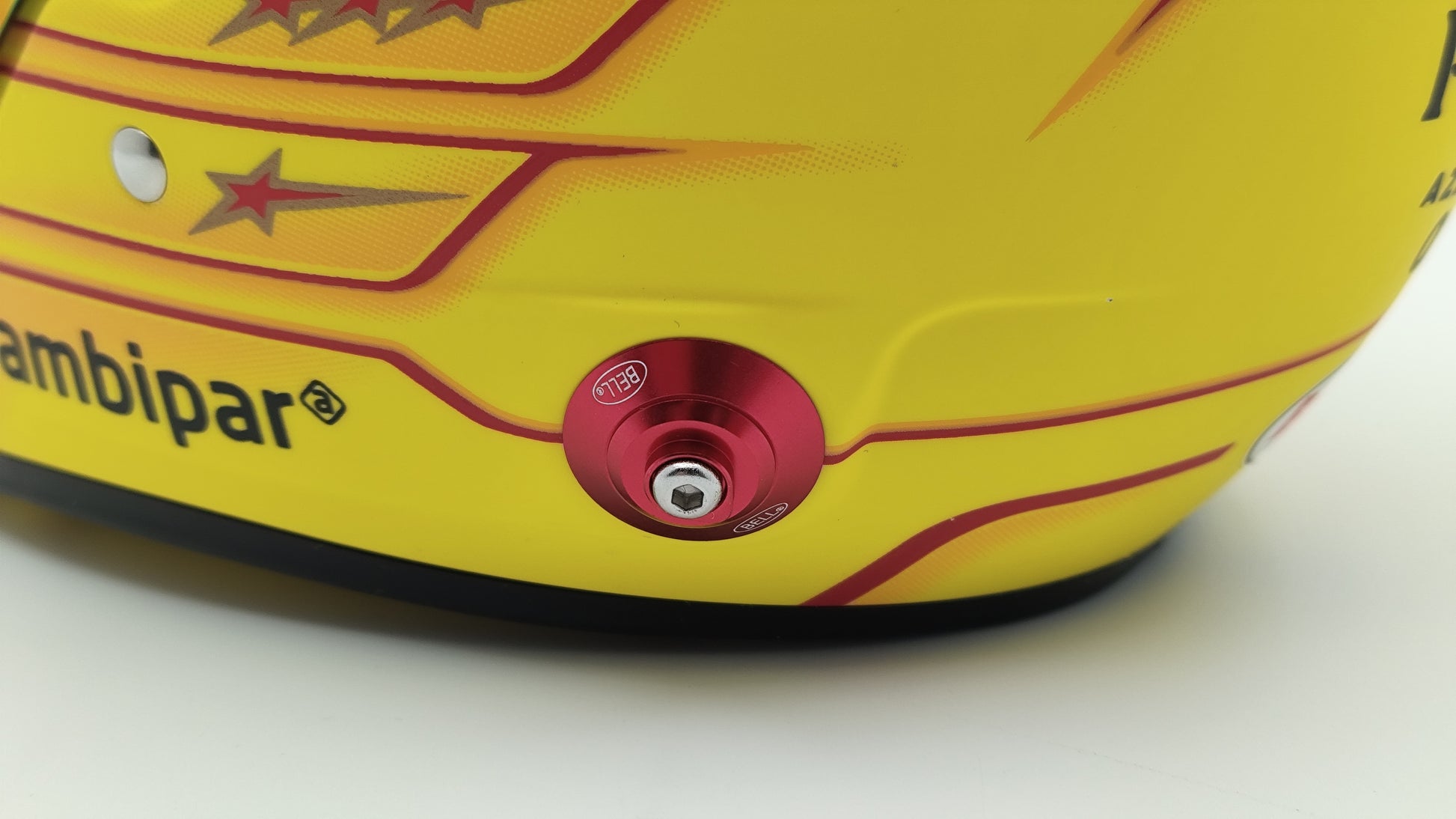 bell hamilton helmet Bell Mini Helmet Lewis Hamilton Ferrari F1 2025 1/2 4100414 – racepassionstore