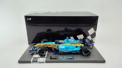 Minichamps Renault R25 Brazilian GP Fernando Alonso 2005 F1 World Champion 1/18 117051705