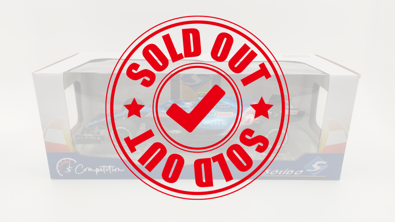 Solido Alpine F1 A521 Renault Esteban Ocon 2021 Hungarian GP Winner 1/18 S1808103