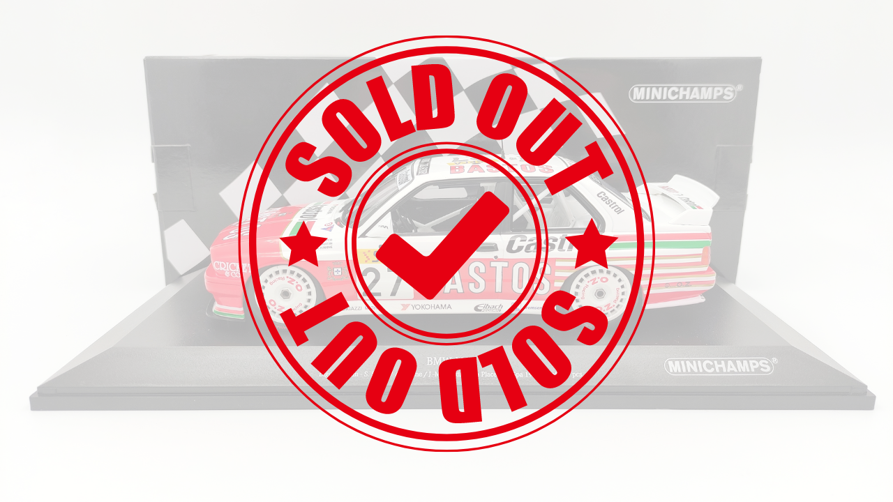 Minichamps Bigazzi BMW M3 E30 Team Bigazzi 24hrs de Spa 1990 Soper/Hahne/Martin 1/18