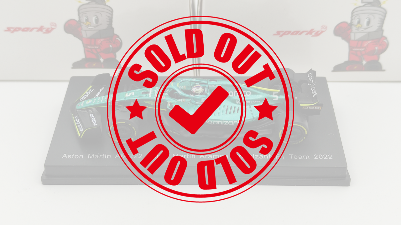 Sparky Aston Martin AMR22 Sebastian Vettel F1 2022 1/64 SY262