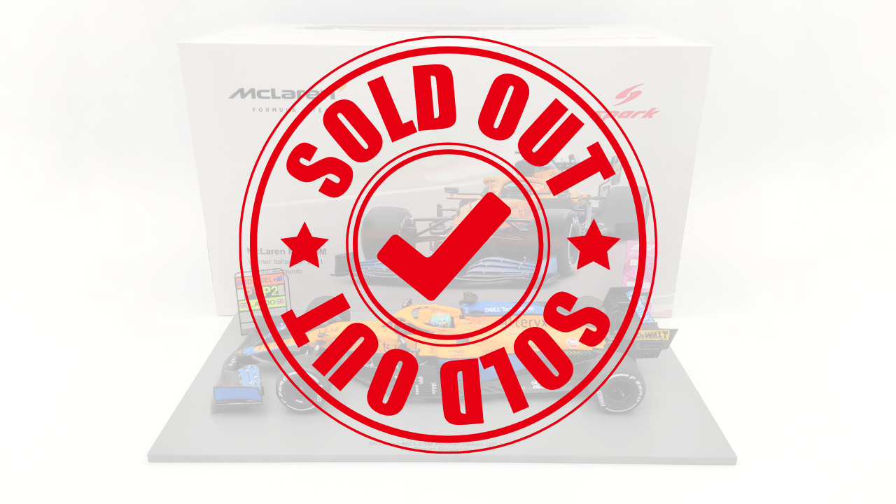 Spark Mclaren MCL35m Daniel Ricciardo Italian GP Winner 2021 1/18 18S602