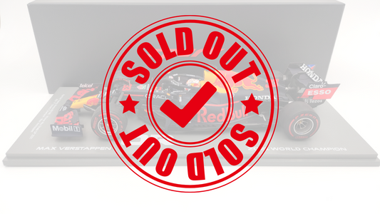 Spark Red Bull Honda RB16b Max Verstappen Winner Abu Dhabi GP 2021 1/18 F1 World Champion 18S609