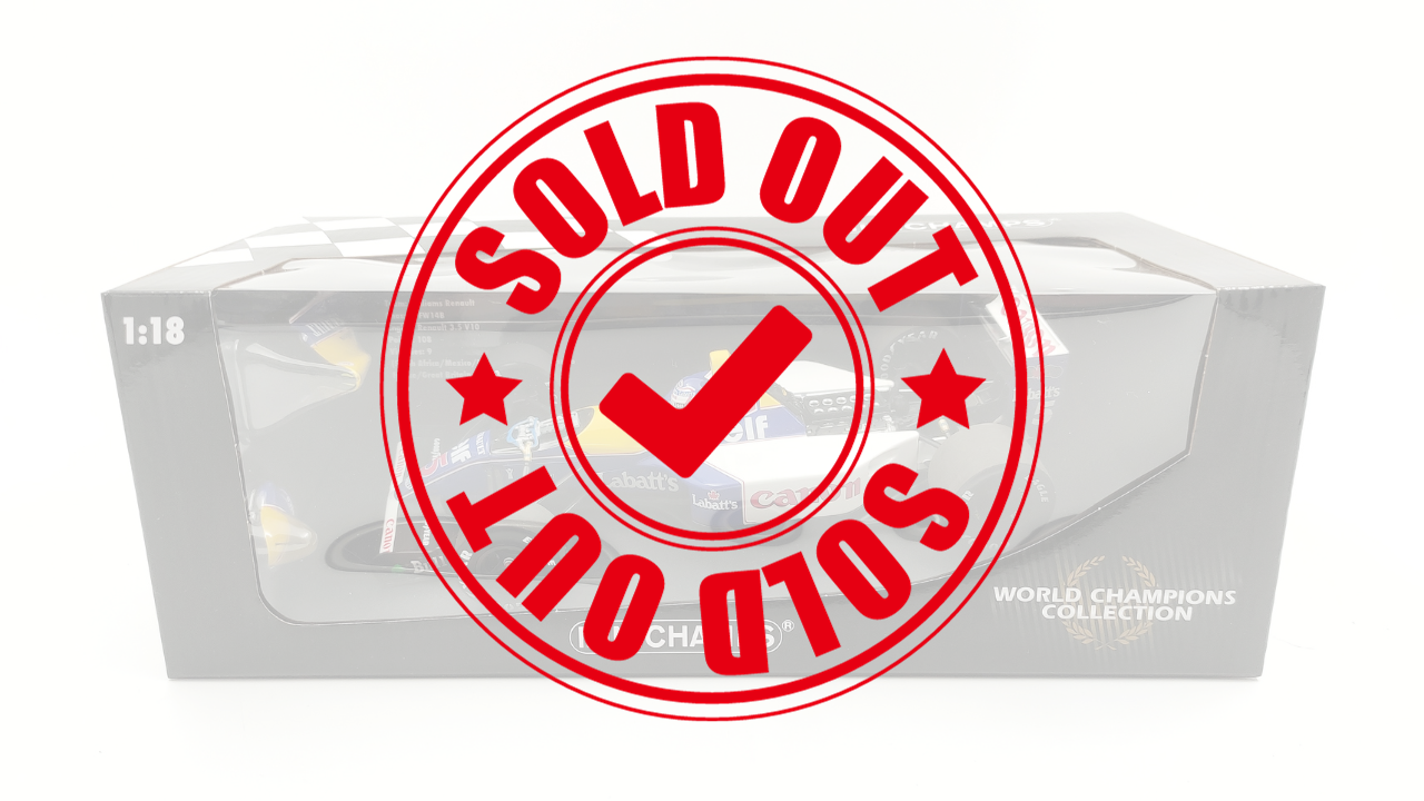 Minichamps Williams Renault FW14B Nigel Mansell F1 World Champion 1992 1/18 110920005