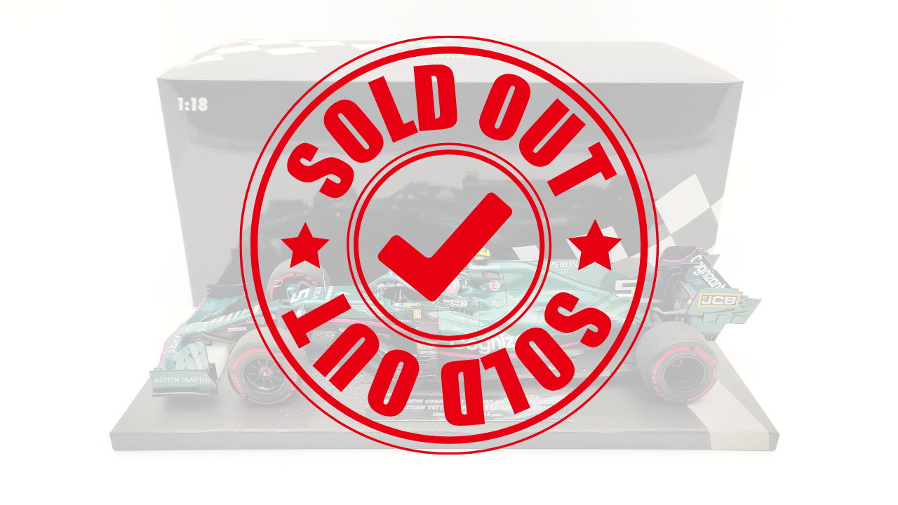 Minichamps Aston Martin AMR21 Sebastian Vettel 2nd Azerbaijan GP 1/18 117210705