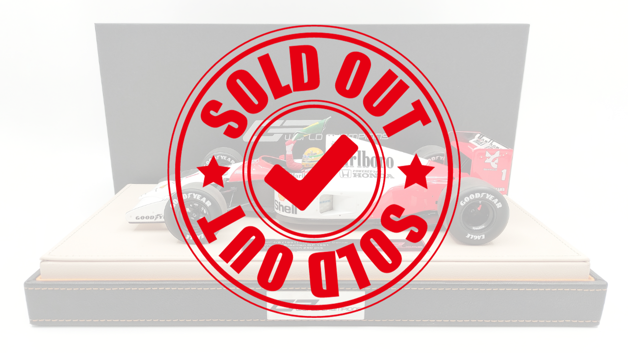 GP Replicas Mclaren Honda MP4/6 Ayrton Senna 1991 Brazilian GP winner 1/18 GPWC002 Tobacco