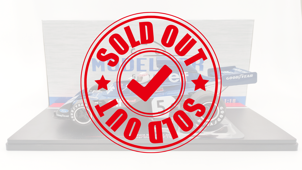 Model Car Group Tyrrell Ford 006 Jackie Stewart Winner Monaco GP 1973 F1 World Champion 1/18 MCG18600F