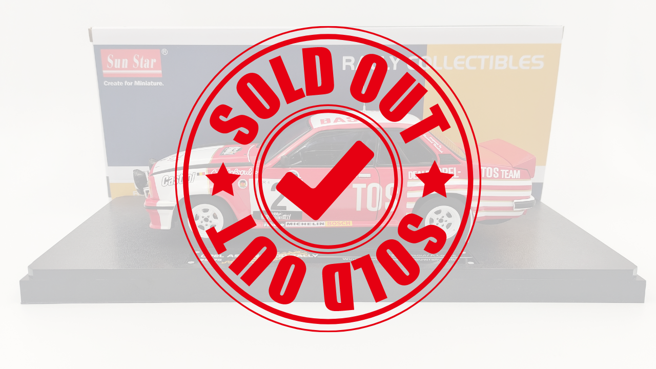 SunStar Opel Ascona B400 Bastos dealer team Colsoul/Lopes winner Lotto Haspengouwrally 1982 1/18 SUN5375