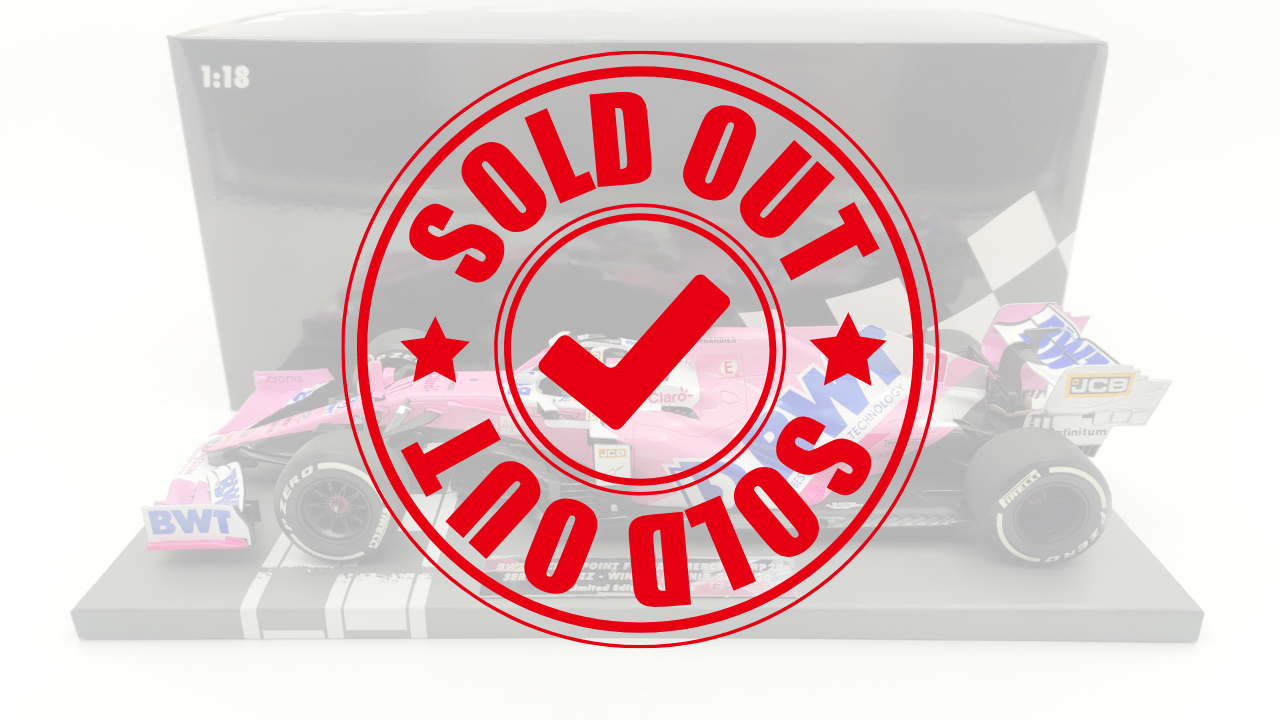 Minichamps Racing Point RP20 Sergio Perez Sakhir GP 2020 First Win 1/18 117201611