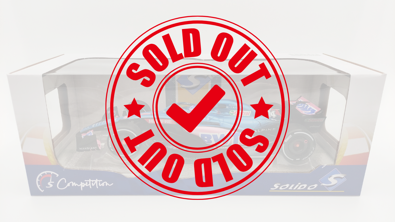 Solido Alpine F1 A522 Renault Fernando Alonso 2022 Monaco GP 1/18 S1808803