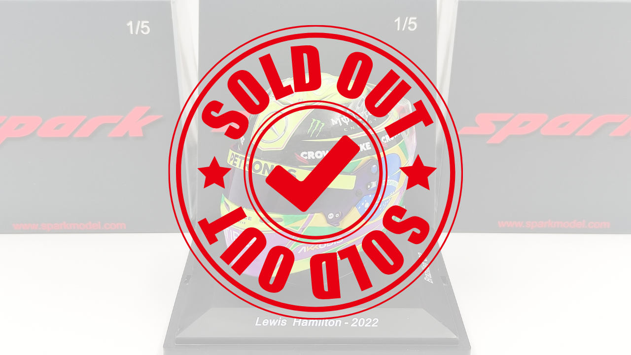 Spark Bell Helmet Lewis Hamilton AMG Mercedes F1 Brazilian GP 2022 1/5 S5HF085