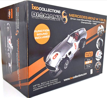 IXO Diamond 8 Mercedes W196 R n°8 Juan Manuel Fangio 1954-55 F1 World Champion 1/8 IXO-003