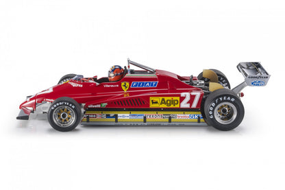 GP Replicas Ferrari 126c2 Gilles Villeneuve 1982 Belgian GP Zolder 1/18 GPGV07