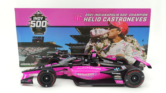 Greenlight Dallara Meyer Shank Honda Helio Castroneves 2021 Indy 500 winner 1/18 11133