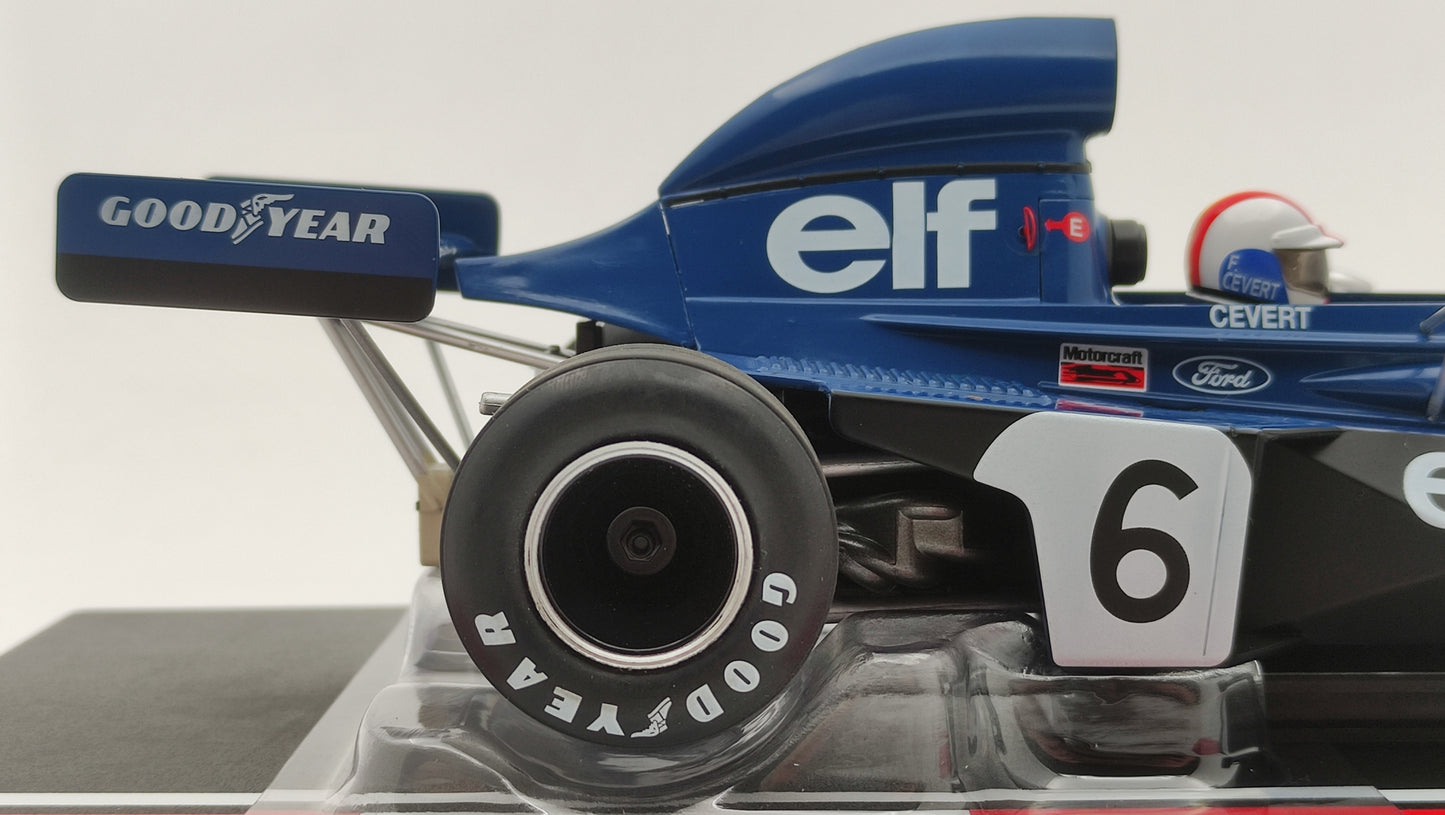 Model Car Group Tyrrell Ford 006 François Cevert Belgian GP 1973 1/18 MCG18601F