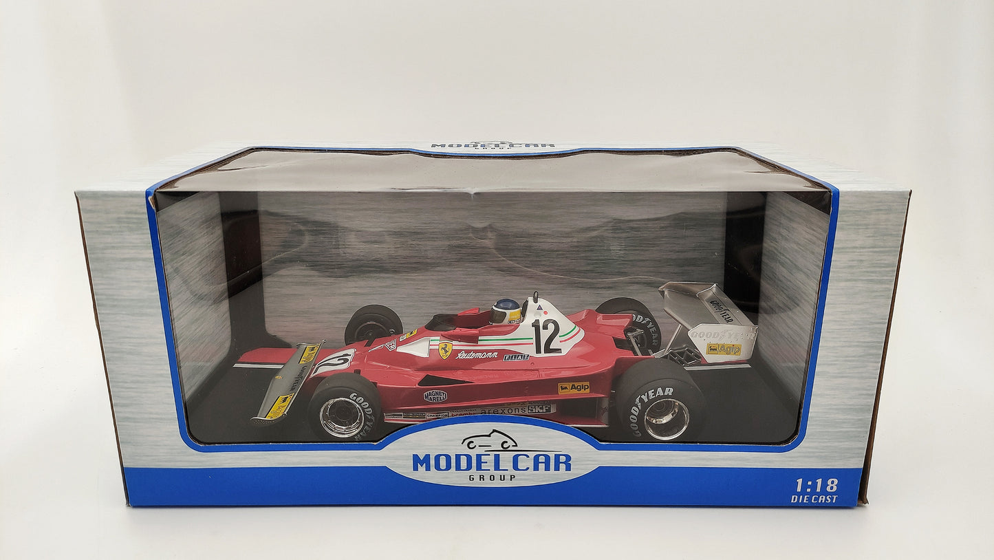 Model Car Group Ferrari 312 T2B Carlos Reutemann Japanese GP 1977 F1 1/18 MCG18603F