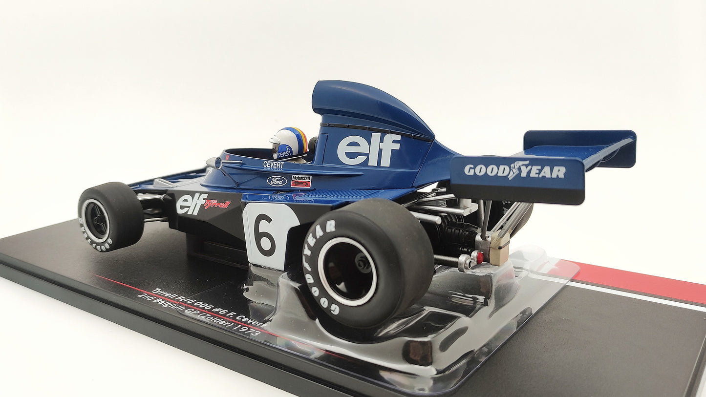 Model Car Group Tyrrell Ford 006 François Cevert Belgian GP 1973 1/18 MCG18601F