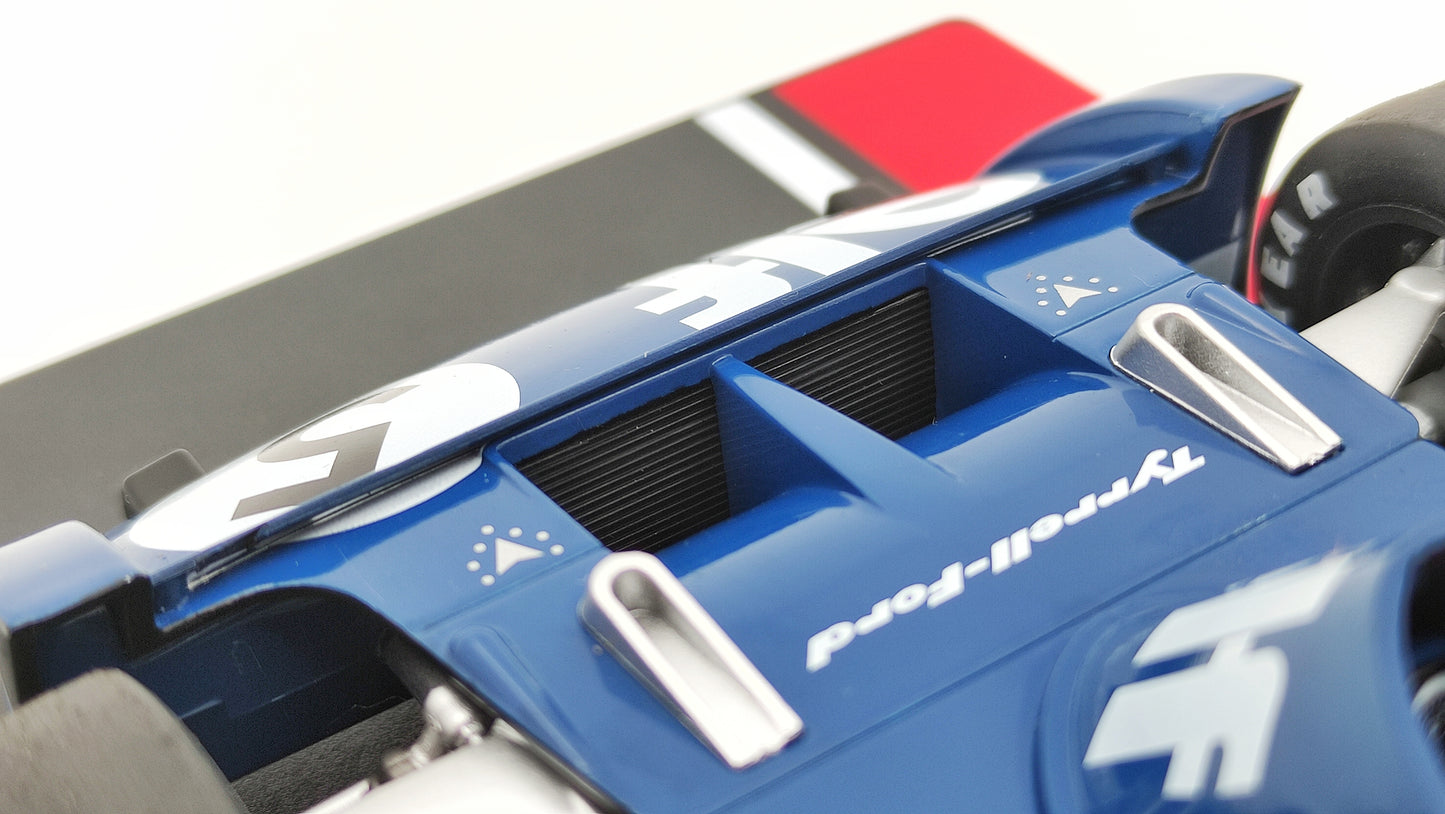 Model Car Group Tyrrell Ford 006 Jackie Stewart Winner Monaco GP 1973 F1 World Champion 1/18 MCG18600F