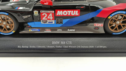 Minichamps BMW M8 GTE RLL Daytona 24hrs winners 2020 Limited Edition 504 pcs. 1/18 115202924