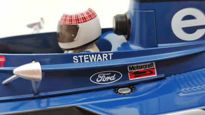 Model Car Group Tyrrell Ford 006 Jackie Stewart Winner Monaco GP 1973 F1 World Champion 1/18 MCG18600F