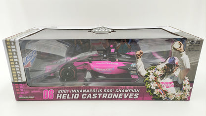 Greenlight Dallara Meyer Shank Honda Helio Castroneves 2021 Indy 500 winner 1/18 11133