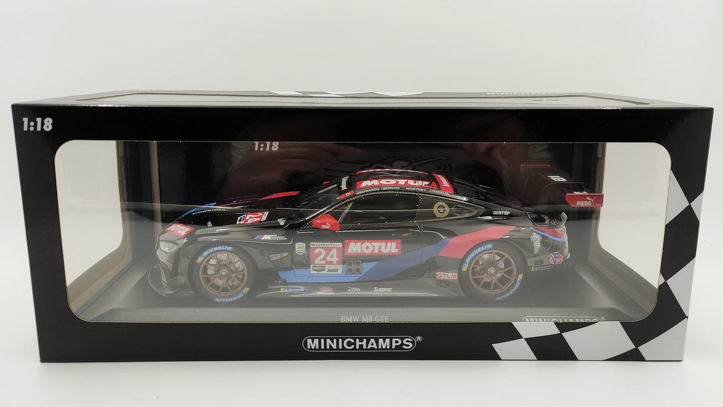 Minichamps BMW M8 GTE RLL Daytona 24hrs winners 2020 Limited Edition 504 pcs. 1/18 115202924